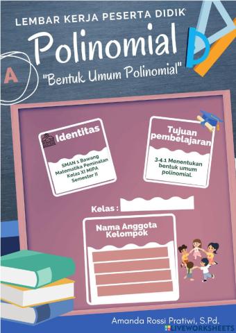 1. Pengertian Polinomial