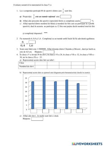 Evaluare cl5