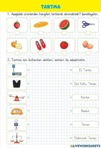 Tartma-Kilogram-Gram