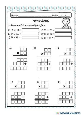 Multiplicação