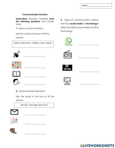 Communication practice for Greivin