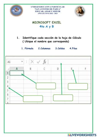 Evaluación 4to de Basica A y B