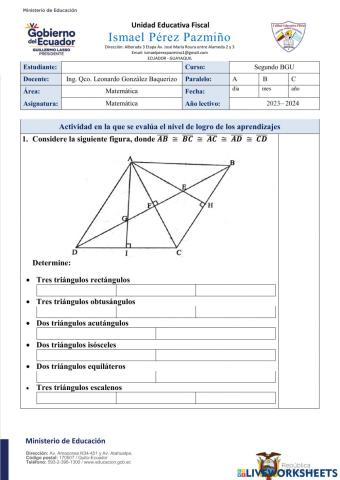 Tipos de Triángulos