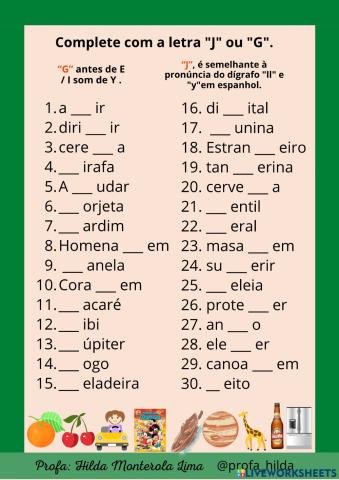 Vocabulário