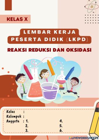 E-LKPD Reaksi Redoks X (CRT)