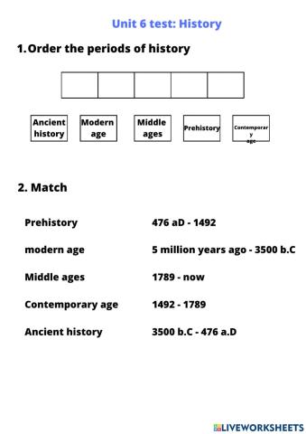 Time line