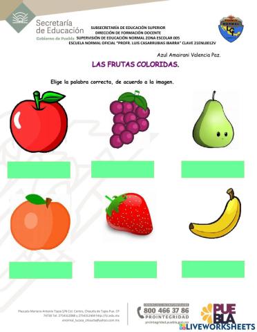 Las frutas