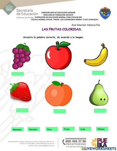 Las Frutas