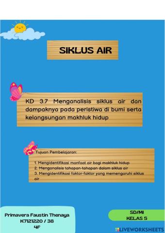 Latian Soal Siklus Air