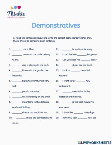 Demostratives