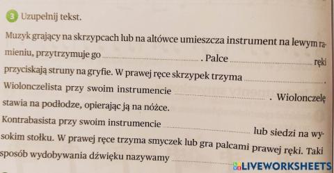 Instrumenty smyczkowe