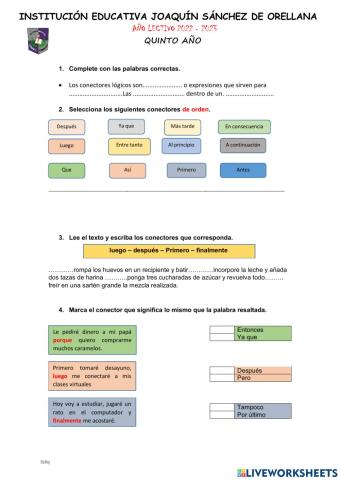 Evaluación de Conectores