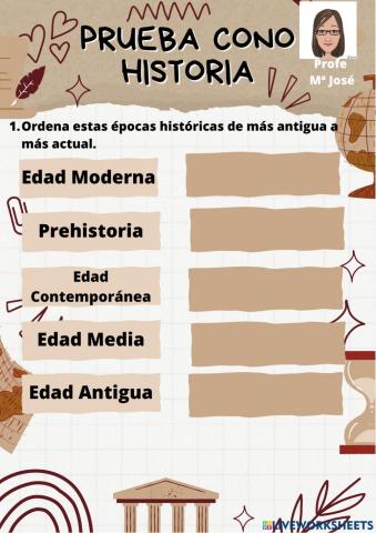 Prehistoria, Edad Antigua y Edad Media