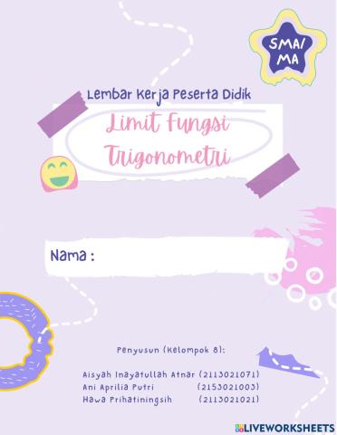 LKPD Limit Matematika Peminatan SMA