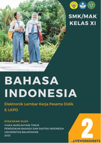 E-LKPD Bahasa Indonesia