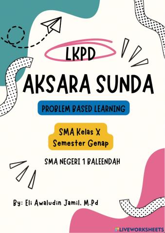 LKPD Aksara Sunda PBL