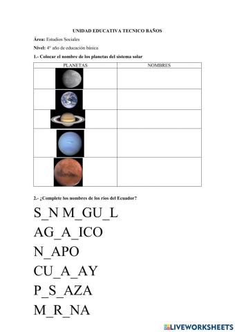 Estudios sociales