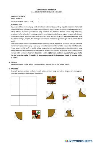 Dimensi pelajar pancasila