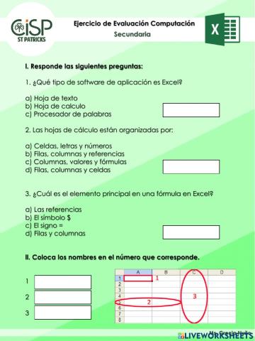 Ejercicio de evaluación Excel