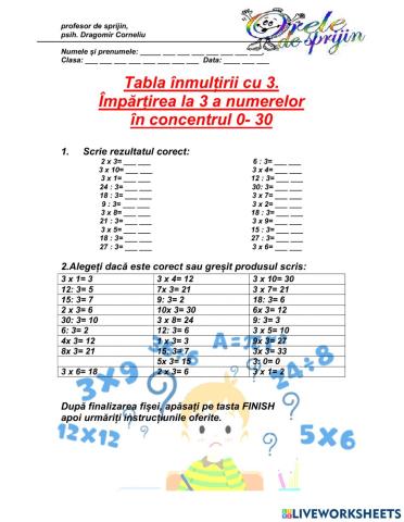 3- inmultire si impartire