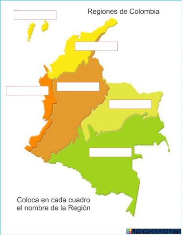 Regiones de colombia