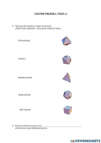 Geometrijska tijela