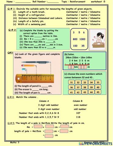 Live Worksheet - 05