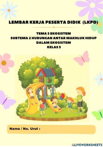 LKPD Kelas 5 Ekosistem