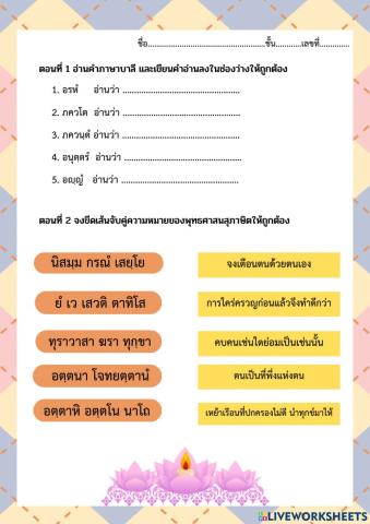 พุทธศาสนสุภาษิต