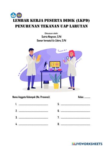 LKPD Penurunan Tekanan Uap