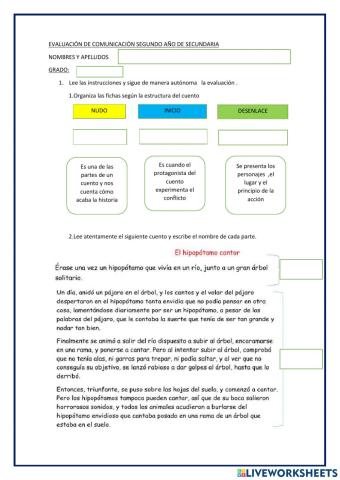 Evaluacion de desempeño