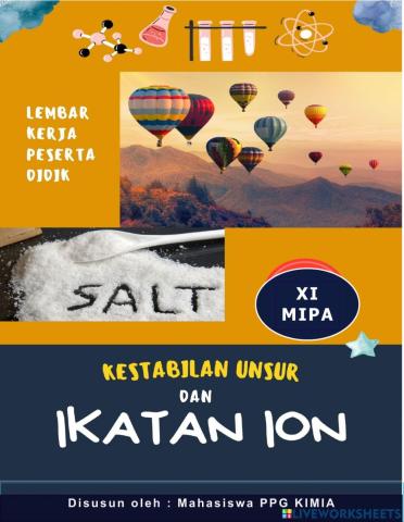 LKPD Kestabilan unsur dan ikatan ionik