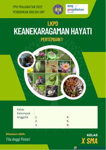 LKPD Keanekaragaman Hayati