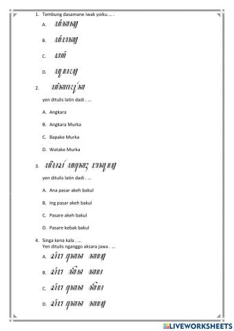 Bahasa jawa