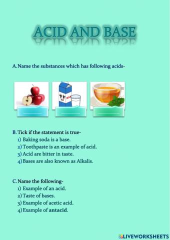 Acids and Bases