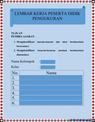 LKPD Pengukuran