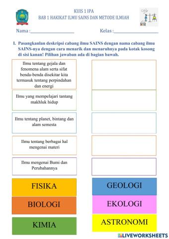 hakikat ilmu sains dan metode ilmiah