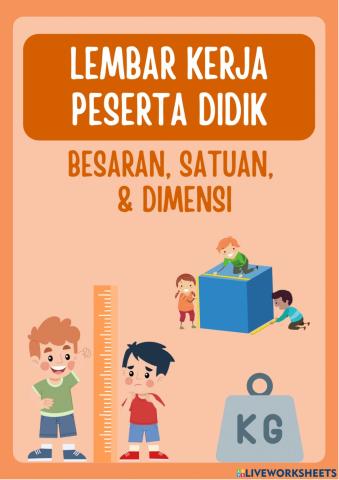 Besaran, satuan, dan dimensi