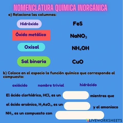 Ejercicio Nomenclatura