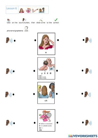 Lesson 6 phonemes