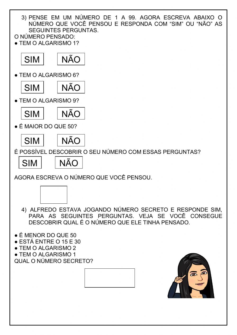 Charada dos números