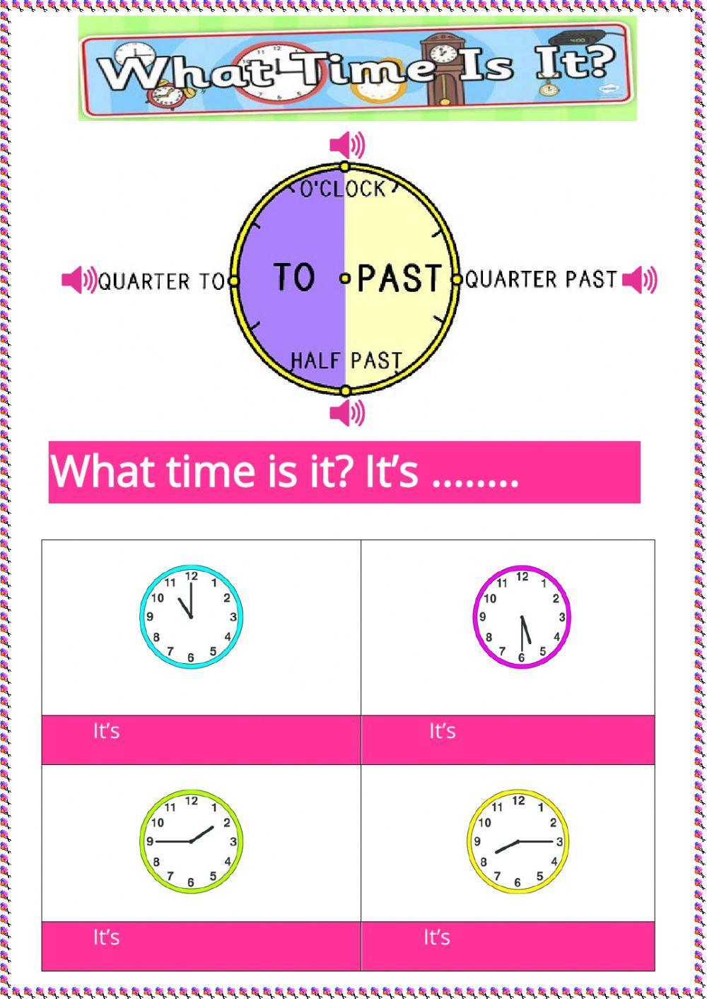 What time do you ...?