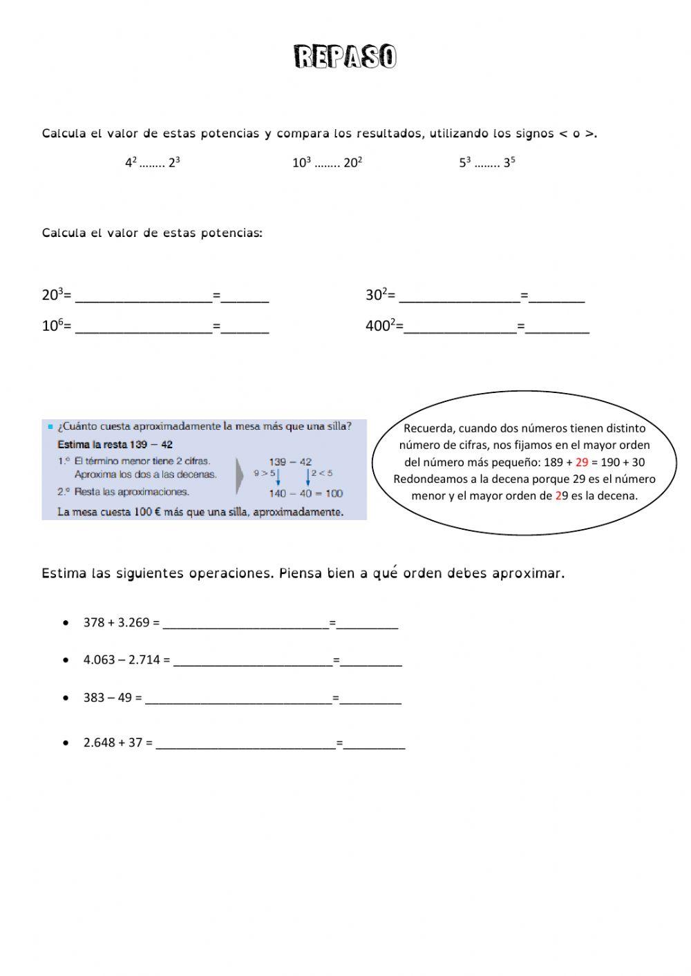 Repaso Unidad 1