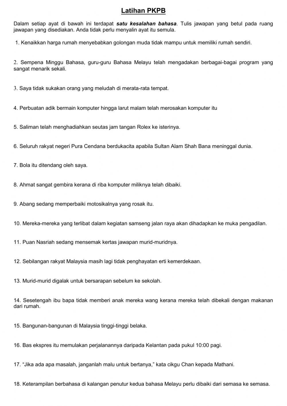 Kesalahan Bahasa