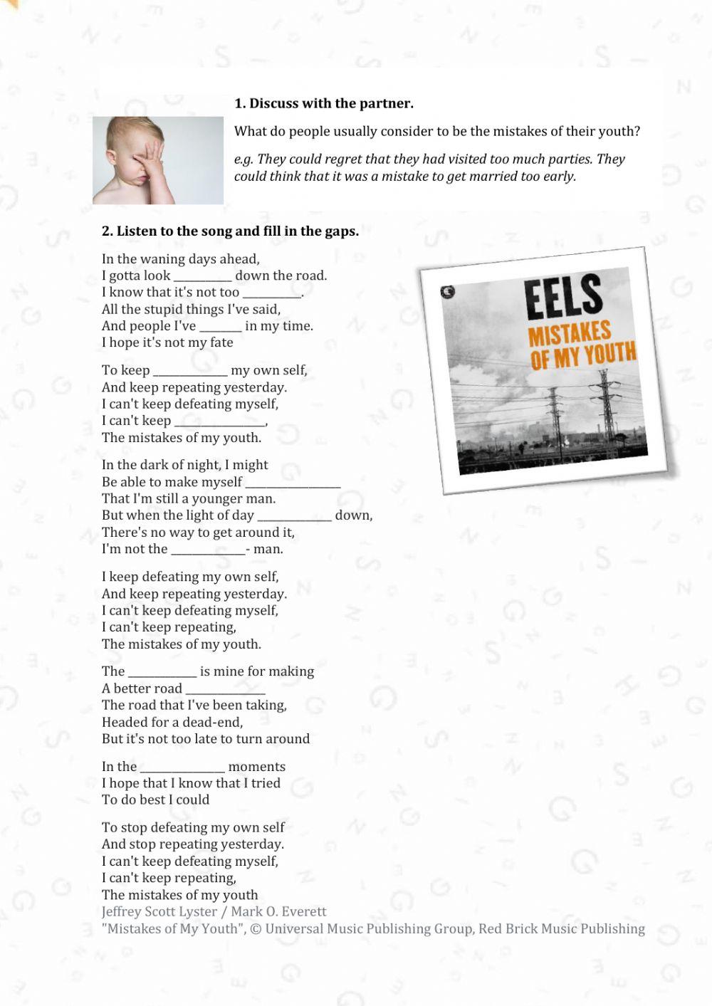 EELS - Mistakes Of My Youth 