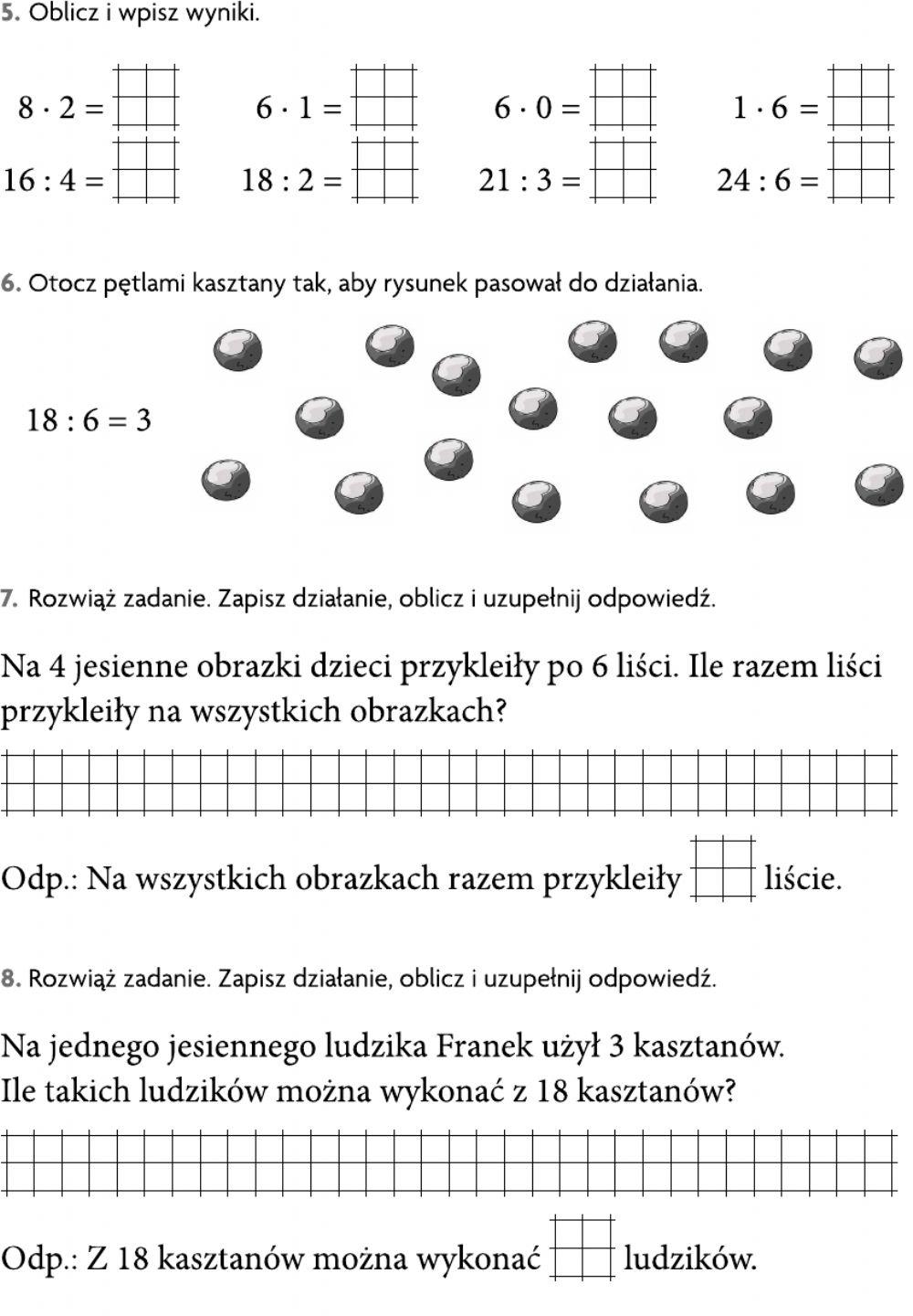 sprawdzian 3 online exercise for | Live Worksheets