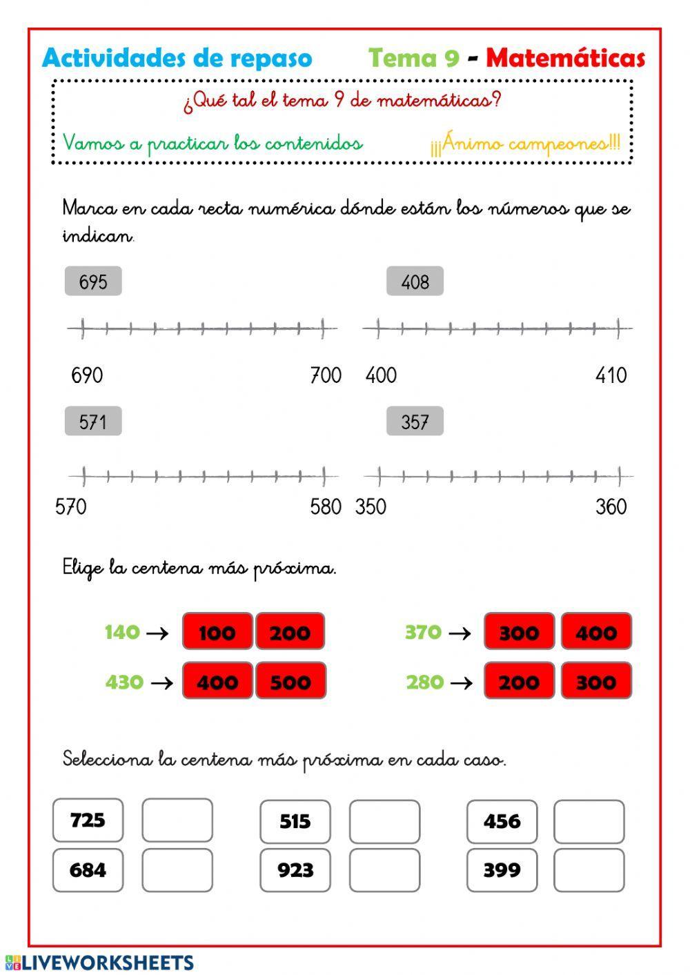 Tema 9 Matemáticas