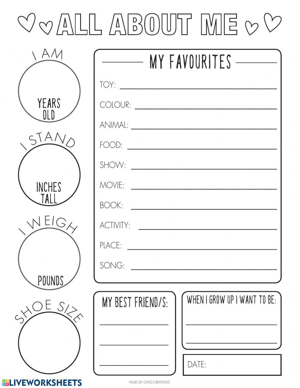 COVID-19 - Time Capsule - All Abou Me - Feeling worksheet | Live Worksheets