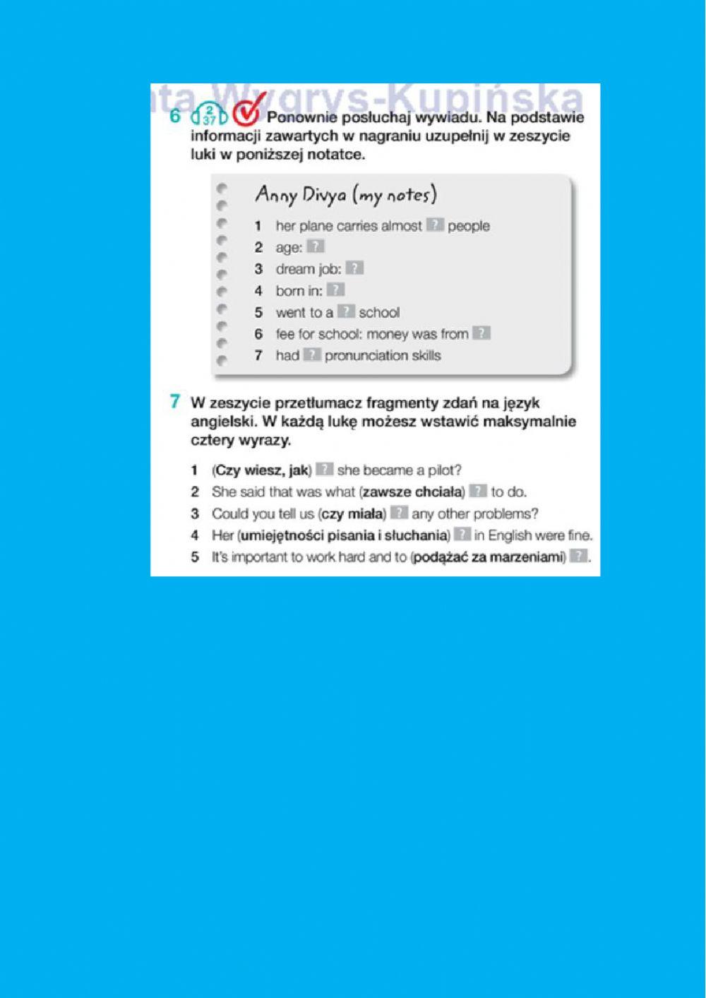 8 unit 11 listening & vocab