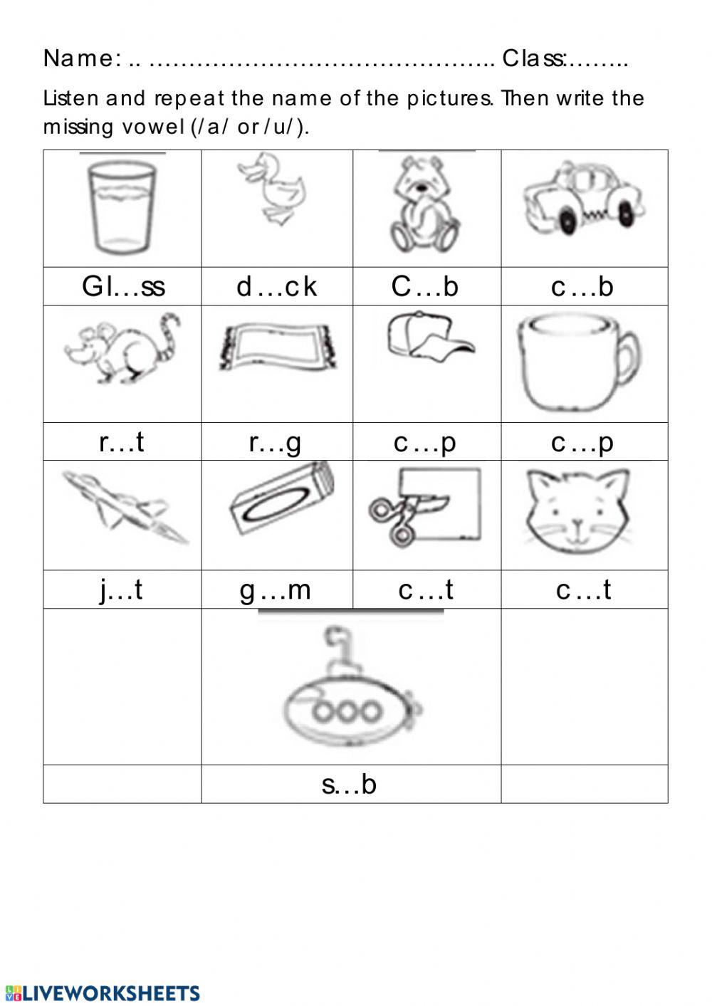 Short Vowels